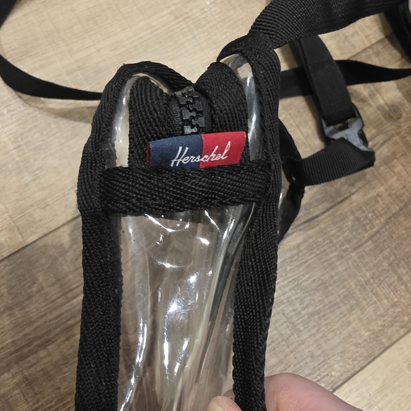 Herschel Black and Transparent Backpack - Picture 2 of 5